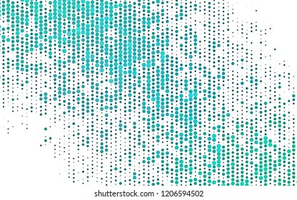 Light BLUE vector template with circles. Modern abstract illustration with colorful water drops. Design for business adverts.