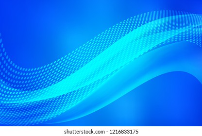 Light BLUE vector template with circles, triangles. Colorful illustration with circles and lines in futuristic style. Design for poster, banner of websites.