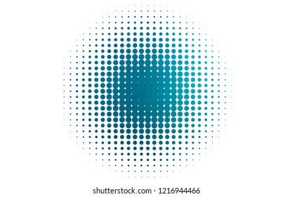 Light BLUE vector template with circles. Modern abstract illustration with colorful water drops. Pattern for ads, booklets.