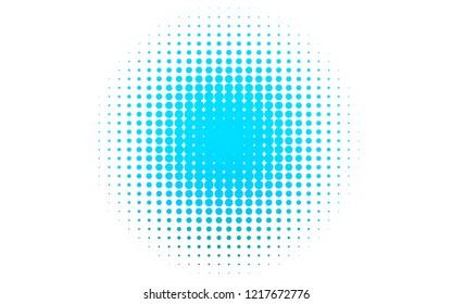 Light BLUE vector template with circles. Abstract illustration with colored bubbles in nature style. Design for business adverts.
