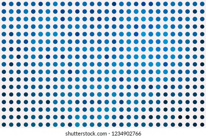 Light BLUE vector template with circles. Blurred bubbles on abstract background with colorful gradient. Pattern for beautiful websites.