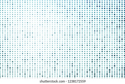 Light BLUE vector template with circles. Glitter abstract illustration with blurred drops of rain. Design for posters, banners.