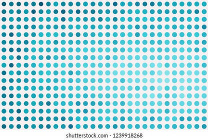 Light BLUE vector template with circles. Illustration with set of shining colorful abstract circles. Pattern for ads, leaflets.