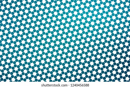 Light BLUE vector template with circles. Blurred bubbles on abstract background with colorful gradient. Design for business adverts.
