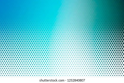 Light BLUE vector template with circles. Blurred decorative design in abstract style with bubbles. Design for business adverts.