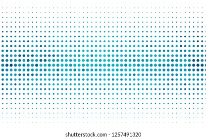 Light BLUE vector template with circles. Glitter abstract illustration with blurred drops of rain. Design for business adverts.
