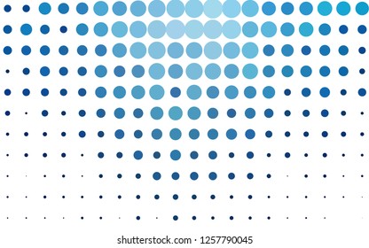 Light BLUE vector template with circles. Blurred bubbles on abstract background with colorful gradient. Design for posters, banners.