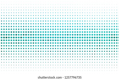 Light BLUE vector template with circles. Beautiful colored illustration with blurred circles in nature style. Pattern for beautiful websites.