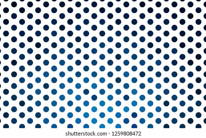 Light BLUE vector template with circles. Blurred bubbles on abstract background with colorful gradient. Design for posters, banners.