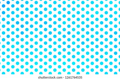 Light BLUE vector template with circles. Modern abstract illustration with colorful water drops. Design for posters, banners.