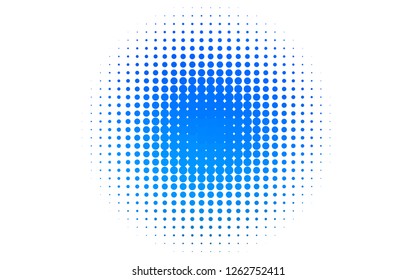 Light BLUE vector template with circles. Blurred decorative design in abstract style with bubbles. Design for business adverts.