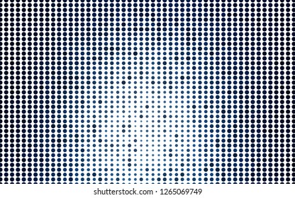 Light BLUE vector template with circles. Beautiful colored illustration with blurred circles in nature style. Template for your brand book.