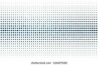 Light BLUE vector template with circles. Blurred bubbles on abstract background with colorful gradient. Design for posters, banners.