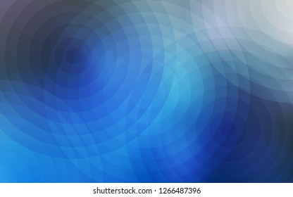 Light BLUE vector template with circles. Illustration with set of shining colorful abstract circles. Pattern can be used for futuristic ad, booklets.