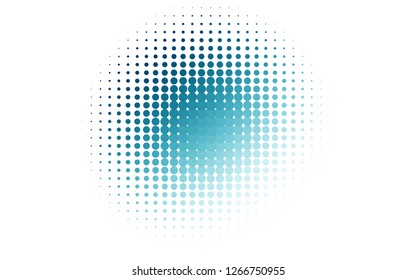 Light BLUE vector template with circles. Blurred bubbles on abstract background with colorful gradient. Pattern for ads, booklets.