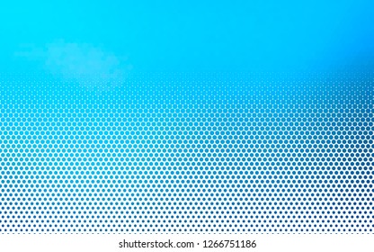 Light BLUE vector template with circles. Modern abstract illustration with colorful water drops. Pattern for ads, leaflets.