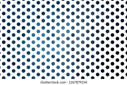 Light BLUE vector template with circles. Blurred bubbles on abstract background with colorful gradient. Design for posters, banners.