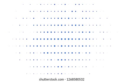 Light BLUE vector template with circles. Illustration with set of shining colorful abstract circles. Pattern for beautiful websites.