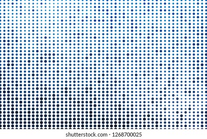 Light BLUE vector template with circles. Illustration with set of shining colorful abstract circles. Pattern for beautiful websites.