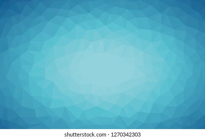 Light BLUE vector template with circles, triangles. Design with connection of dots and lines on colorful background. Pattern can be used for ads, leaflets.