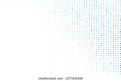 Light BLUE vector template with circles. Abstract illustration with colored bubbles in nature style. Pattern for ads, leaflets.