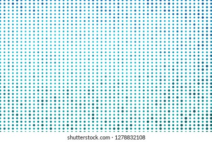 Light BLUE vector template with circles. Beautiful colored illustration with blurred circles in nature style. Pattern for beautiful websites.