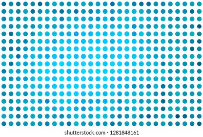 Light BLUE vector template with circles. Glitter abstract illustration with blurred drops of rain. Pattern for beautiful websites.