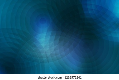 Light BLUE vector template with circles. Illustration with set of shining colorful abstract circles. Pattern can be used for futuristic ad, booklets.