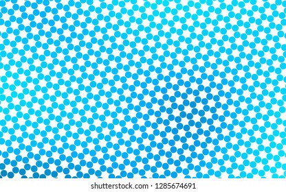 Light BLUE vector template with circles. Modern abstract illustration with colorful water drops. Pattern for ads, leaflets.