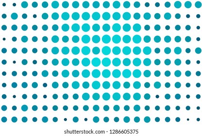 Light BLUE vector template with circles. Blurred decorative design in abstract style with bubbles. Design for business adverts.