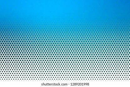 Light BLUE vector template with circles. Illustration with set of shining colorful abstract circles. Pattern for ads, leaflets.