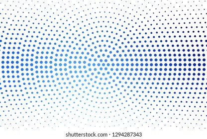 Light BLUE vector  template with circles. Modern abstract illustration with colorful water drops. Pattern for beautiful websites.