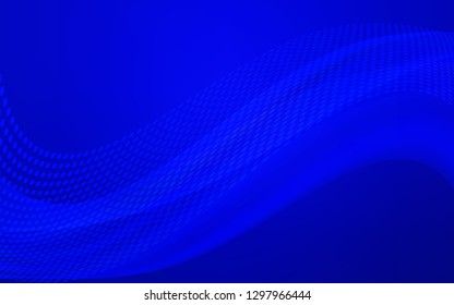 Light BLUE vector template with circles, triangles. Modern abstract colorful illustration with spheres and lines. New template for your brand book.