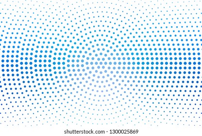Light BLUE vector  template with circles. Illustration with set of shining colorful abstract circles. Pattern for textures of wallpapers.