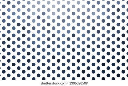 Light BLUE vector template with circles. Modern abstract illustration with colorful water drops. Pattern for ads, leaflets.