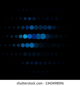 Light BLUE vector template with circles. Abstract colorful disks on simple gradient background. Pattern for booklets, leaflets.