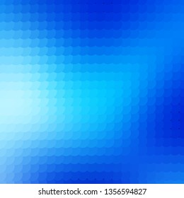 Light BLUE vector template with circles. Colorful illustration with gradient dots in nature style. New template for your brand book.