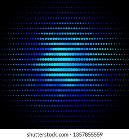 Light BLUE vector template with circles. Abstract decorative design in gradient style with bubbles. Design for posters, banners.
