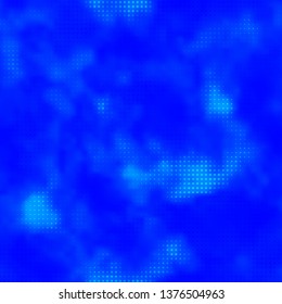 Light BLUE vector template with circles. Glitter abstract illustration with colorful drops. Pattern for booklets, leaflets.