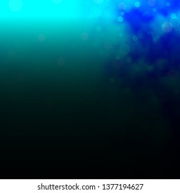 Light BLUE vector template with circles. Abstract decorative design in gradient style with bubbles. New template for your brand book.