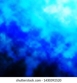 Light BLUE vector template with circles. Abstract decorative design in gradient style with bubbles. Pattern for websites, landing pages.