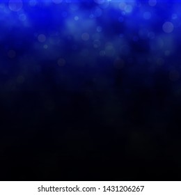 Light BLUE vector template with circles. Abstract decorative design in gradient style with bubbles. Design for posters, banners.