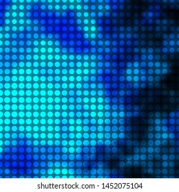 Light BLUE vector template with circles. Modern abstract illustration with colorful circle shapes. Pattern for wallpapers, curtains.