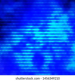 Light BLUE vector template with circles. Colorful illustration with gradient dots in nature style. Design for posters, banners.