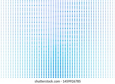 Light BLUE vector template with circles. Modern abstract illustration with colorful water drops. New template for your brand book.
