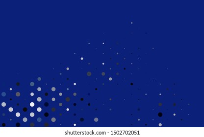 Light BLUE vector template with circles. Modern abstract illustration    