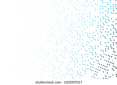 Light BLUE vector template with circles. Illustration with set of shining colorful abstract circles. Pattern for beautiful websites.