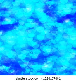Light BLUE vector template with circles. Abstract decorative design in gradient style with bubbles. Design for your commercials.