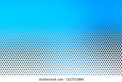Light BLUE vector template with circles. Abstract illustration with colored bubbles in nature style. Design for posters, banners.