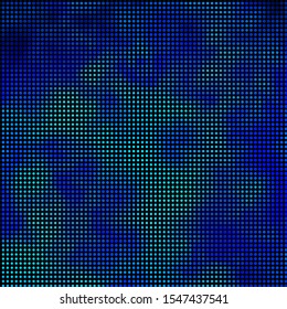 Light BLUE vector template with circles. Glitter abstract illustration with colorful drops. Pattern for booklets, leaflets.